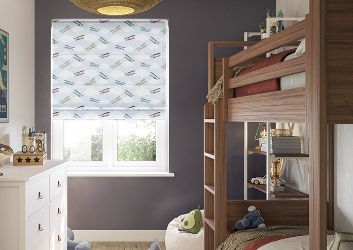 Flying Ace, Rainbow - Roman Blind - Image 3